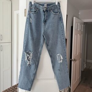 BDG Women's Distressed Blue Jeans